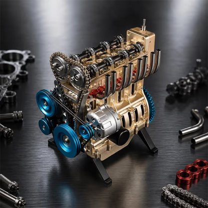 🏎️🛠️The Ultimate Desktop Masterpiece: Miniature V8 Small-Block Static Model Kit