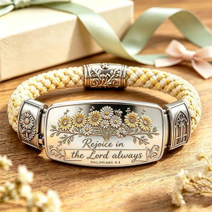 ✝️ Faith Over Fear Christian Cross Bracelet – Isaiah 41:10 Keepsake