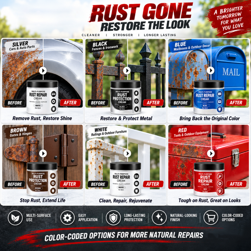 Multi-Purpose Rust Repair Cream for Cars & Household Metal