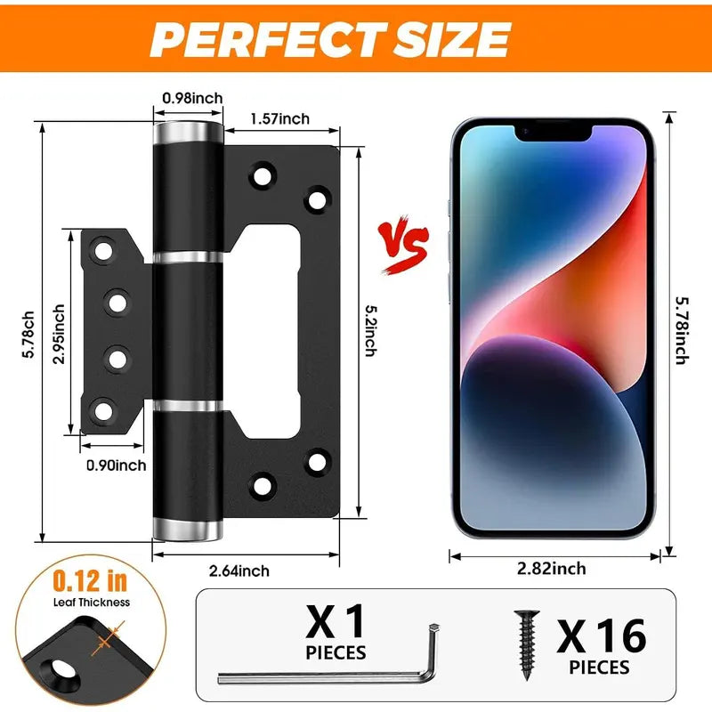 🚪 Self Closing Door Hinges – Upgrade Your Home With Smooth & Quiet Automatic Closing