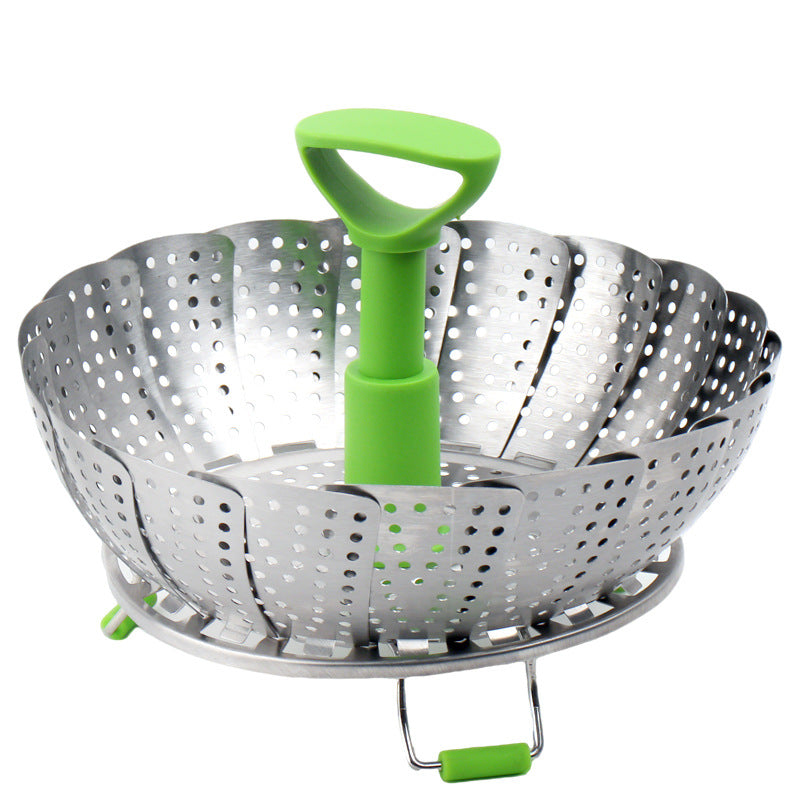 Vegetable Steamer Basket for Cooking Food, Stainless Steel Veggie Steam Basket🍲