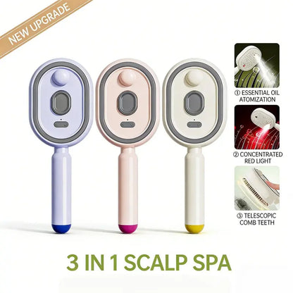 🔥Last Day 50% OFF Electric Mist-Spraying Massage Cushion Brush