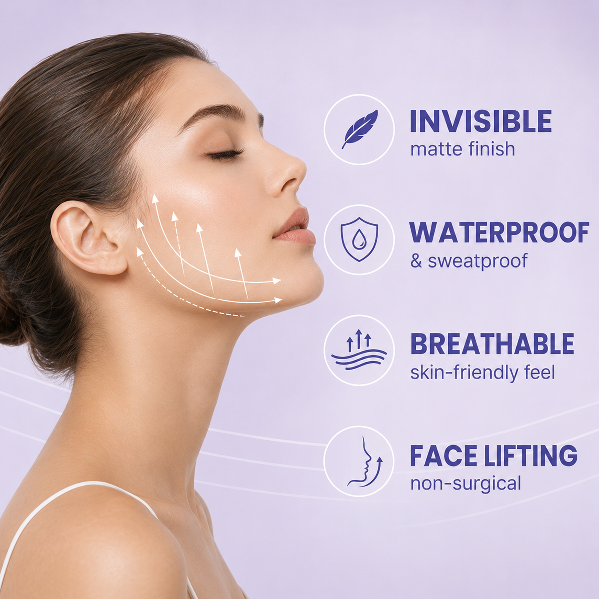 V-Face👑 Lifting Invisible Adhesive Tape
