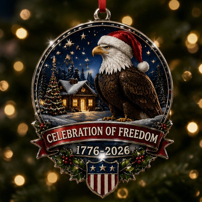 🎉250th American Christmas Patriotic Ornament Collection | 1776-2026 Freedom Keepsake