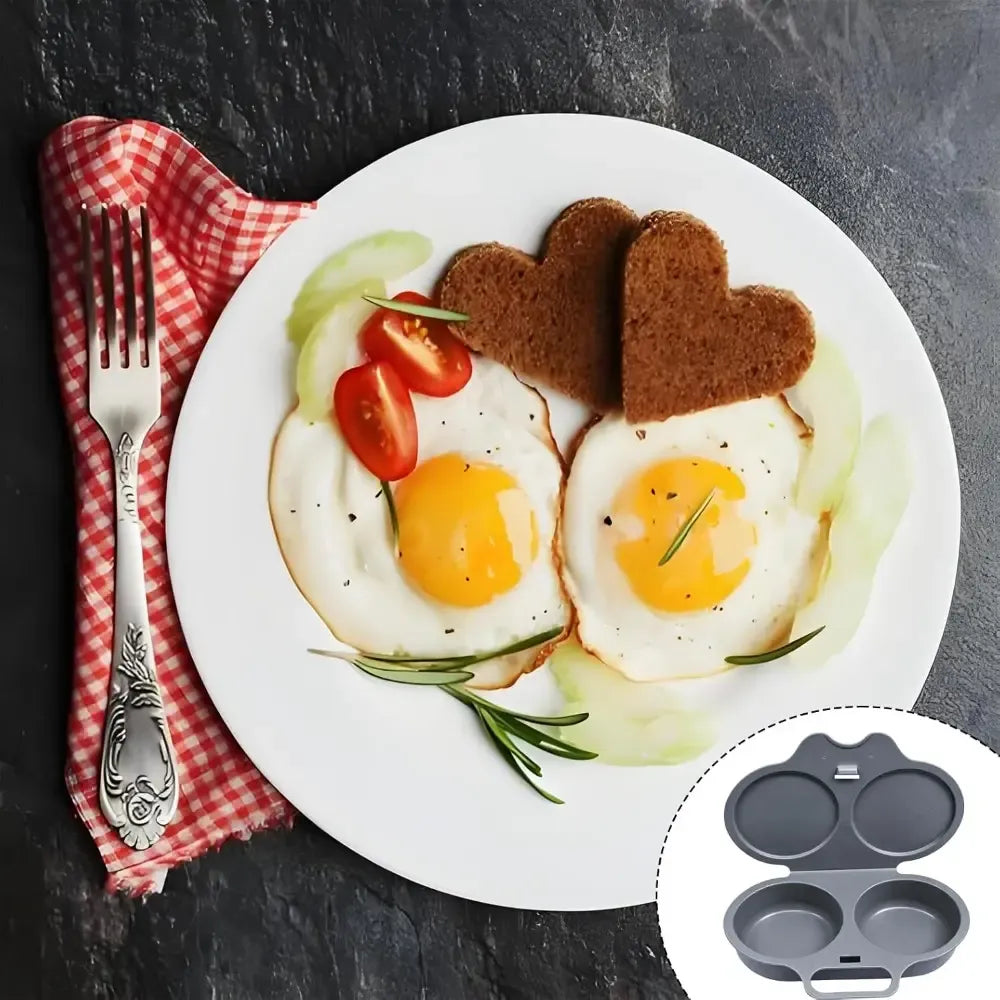 🍳 Microwave Egg Poacher 🥚💛 Quick Easy Convenient Egg Cooker with Lid & Handle for Perfect Breakfasts