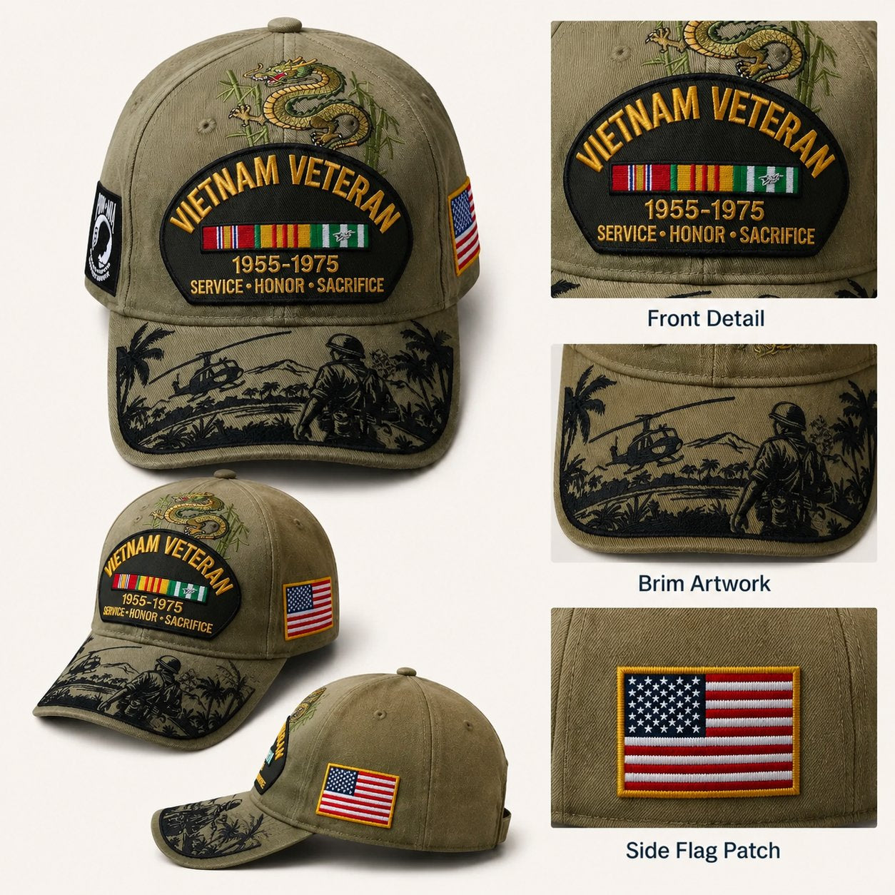 🎖️ Vietnam Veteran Tribute Cap