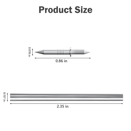 100 Double-Headed Carbon Steel Baseboard Nails🔩