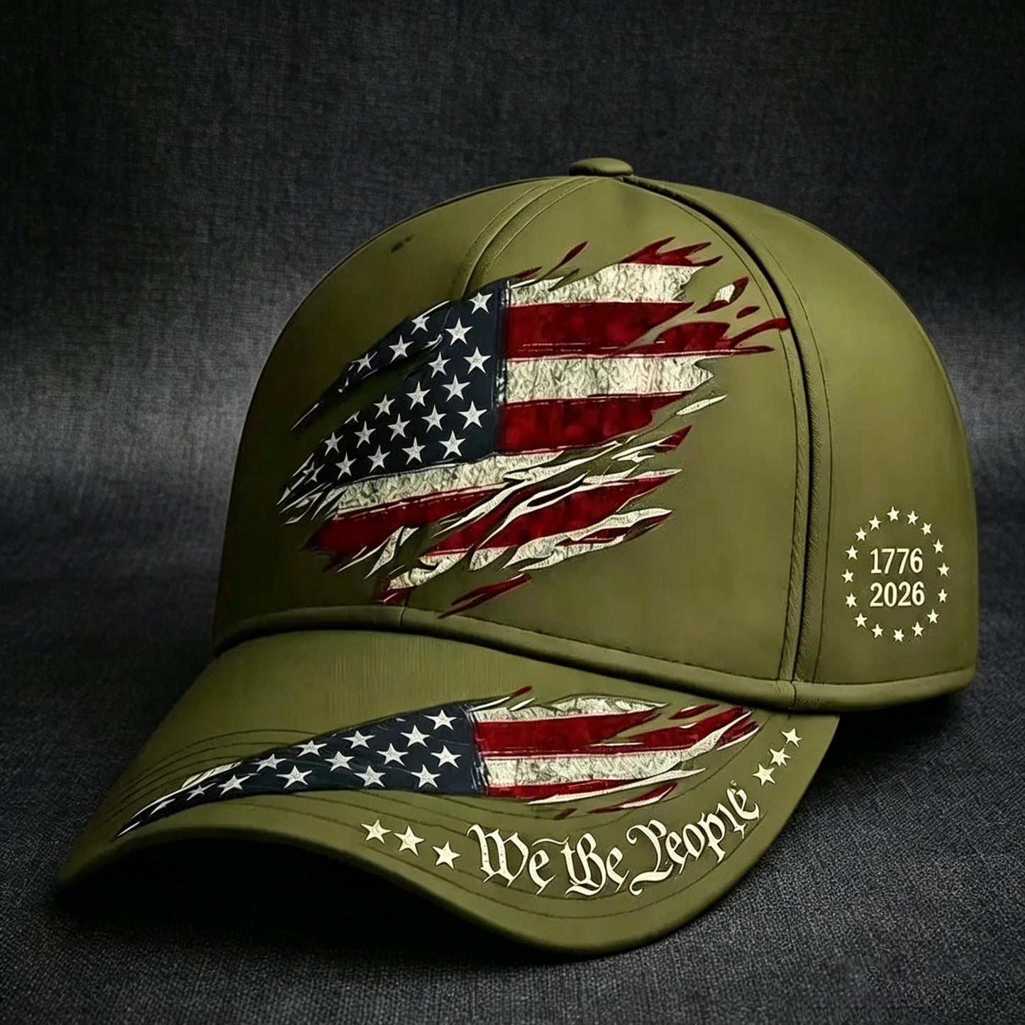 250th Anniversary Print Baseball Cap, Adjustable Unisex Sun Cap⭐