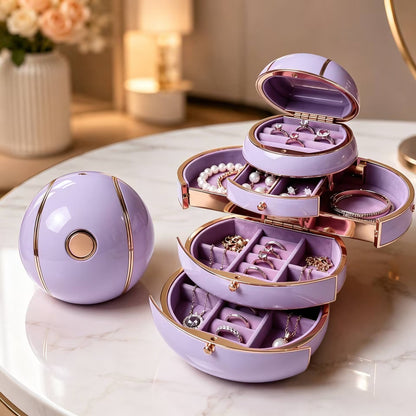Automatic Deformable Spherical Jewelry Box