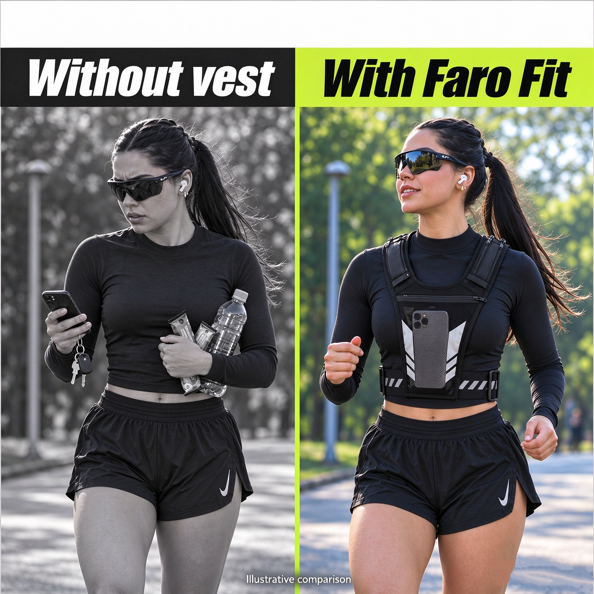 🔥 HOT SALE 🏃Hands-Free Reflective Running Vest 🔥