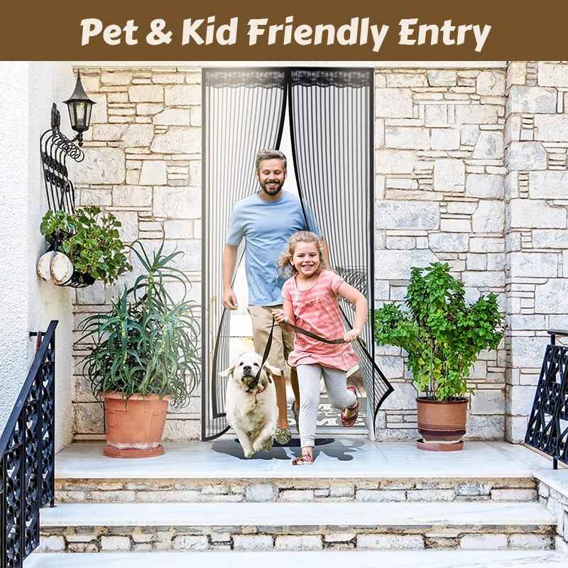 Keep The Bugs Out🦟🙅Magic Mesh Summer Magnetic Screen Door Curtain