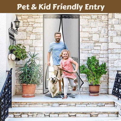 Keep The Bugs Out🦟🙅Magic Mesh Summer Magnetic Screen Door Curtain