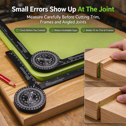 360° Adjustable Woodworking Angle Finder