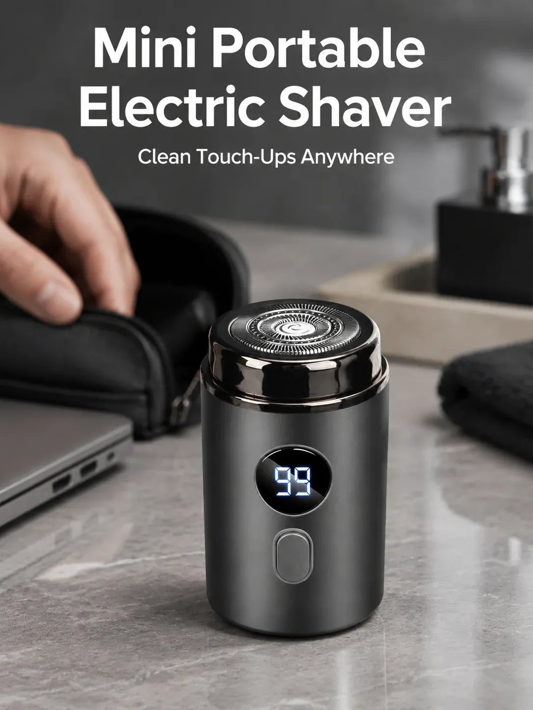 🔥 Hot Sale Mini Portable Electric Shaver for Men & Women – USB Rechargeable Waterproof Razor