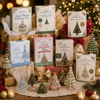 DIY Christmas Tree Beaded Ornament Kit