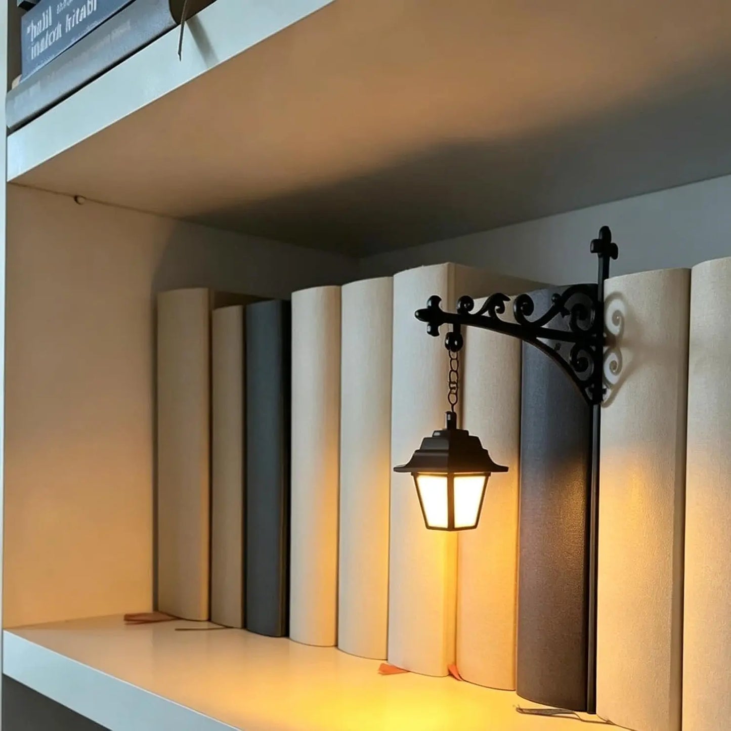 Library Lantern-Decorative Bookshelf Lighting, MiniatureHanging Shelf Lampdeng🏮