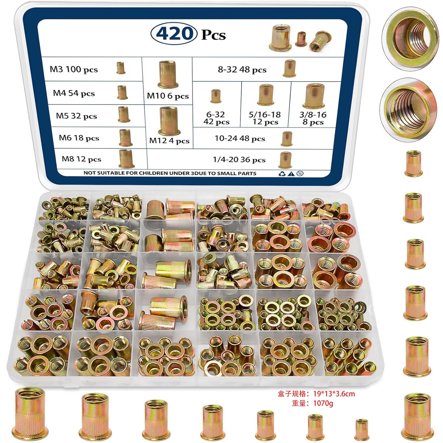 Complete M3-M8 Rivet Kit
