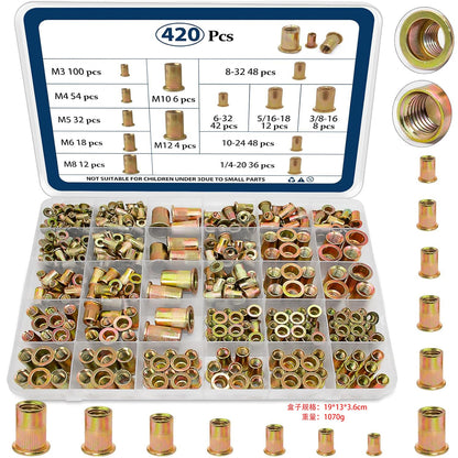 Complete M3-M8 Rivet Kit