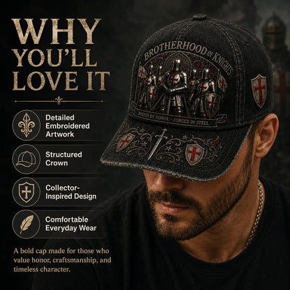 ⚔️ Brotherhood Of Knights Honor Cap 🎁Free Honor Coin With Every Cap Purchase