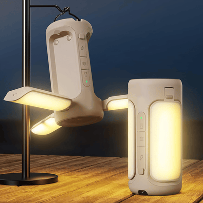 🔦 Rechargeable LED Camping Lantern & Power Bank