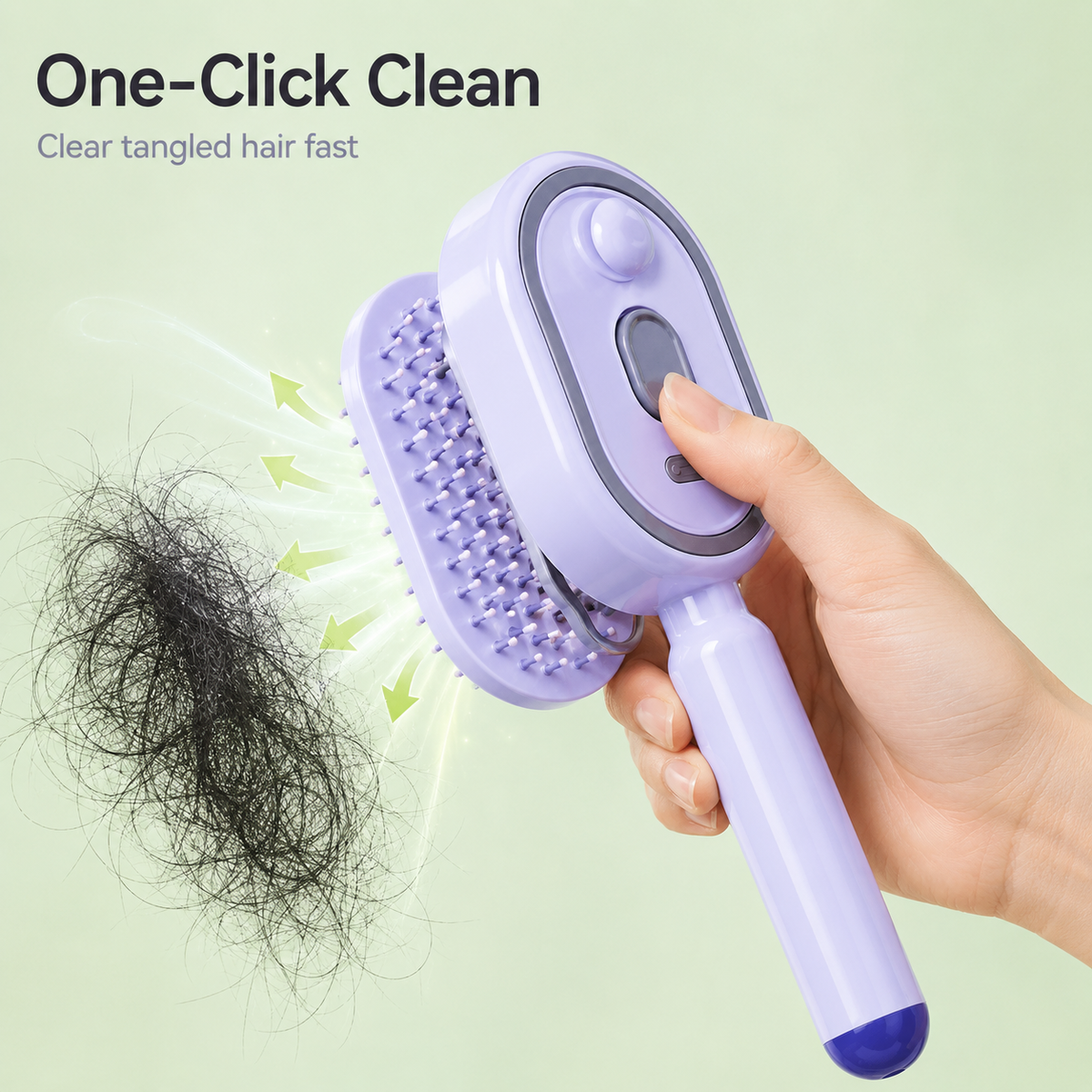 🔥Last Day 50% OFF Electric Mist-Spraying Massage Cushion Brush