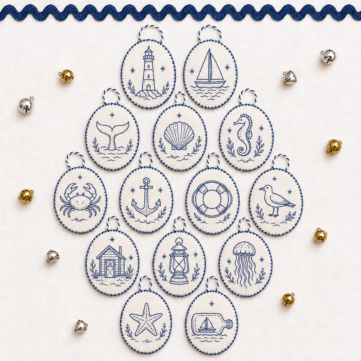 ⏳ Last Day 49% OFF – 🧵Beginner-Friendly DIY Heirloom Oval Embroidery Ornament Kit Collection | Complete Kit with All Tools & Step-by-Step Guide Included 💕