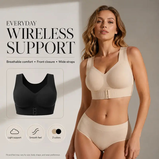 Women's Wireless Bra,Soft Breathable Non-removable Moulded Cups✨