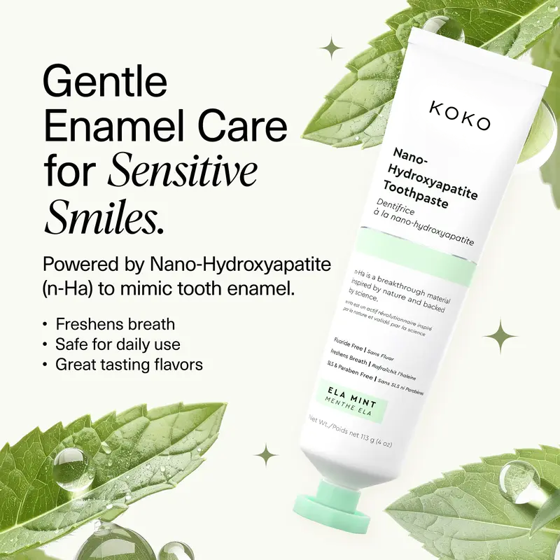Fluoride Free Toothpaste, Appropriate for Sensitive Teeth🌿