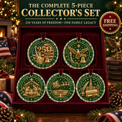 🎉🇺🇸 Limited Edition! 🔥🎄 2026 America 250th Anniversary Christmas Ornament