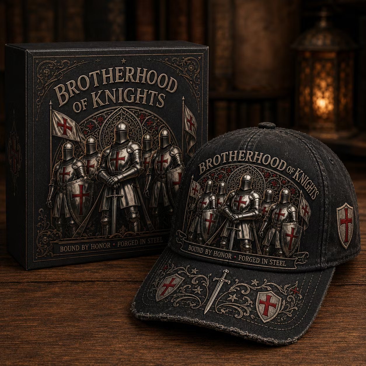 ⚔️ Brotherhood Of Knights Honor Cap 🎁Free Honor Coin With Every Cap Purchase