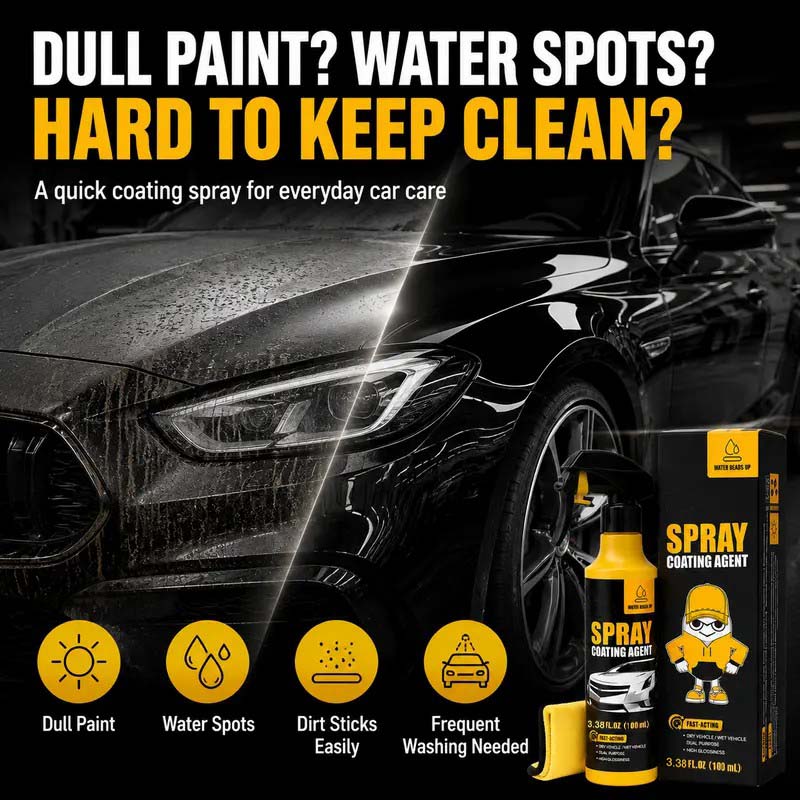 Car coating spray-Water Beading & UV Shield Polish Spray✨