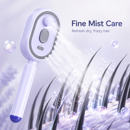 🔥Last Day 50% OFF Electric Mist-Spraying Massage Cushion Brush