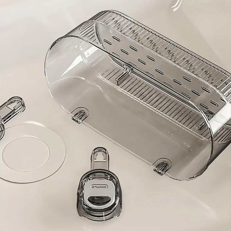 No Drilling Bathroom Suction Storage Box