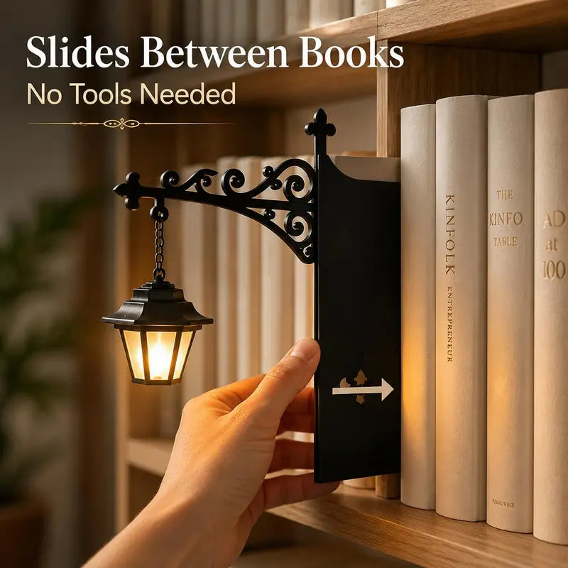 Library Lantern-Decorative Bookshelf Lighting, MiniatureHanging Shelf Lampdeng🏮
