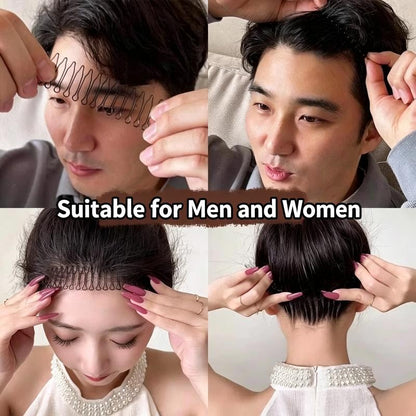 U Shape Hair Finishing Fixer Comb, Stretchable Wavy Hair Styling Pins 🖤