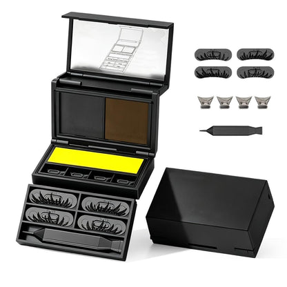👁️ 3-in-1 Eyeliner & Lash Stamp Kit – Wing, Bottom Lashes & Liner, Waterproof, Beginner-Friendly ✨