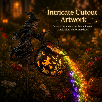 🔥Early Halloween Hot Sale 49% OFF🧙‍♀️Halloween Witch Cauldron Garden Light