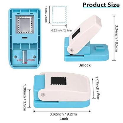 ✨3D Stamp Shape Punch– Ideal for Scrapbooking, Journals, Paper Crafts, DIY Projects & Cardstock
