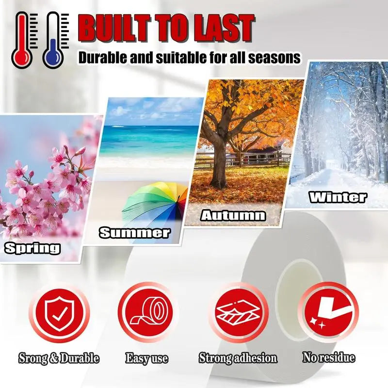 Self-Adhesive Silicone Waterproof Tape (2inx33ft) - High-Temperature Resistant ✨