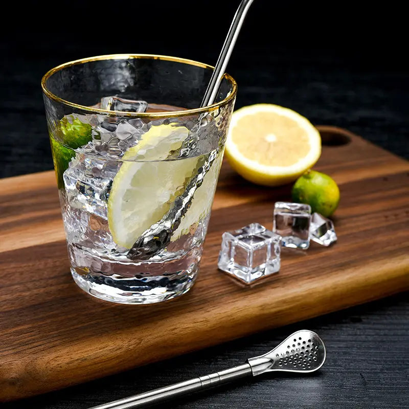 3-Count Stainless Steel Straw-Spoon, Multifunctional Filtered Strainer Scoop for Yerba Mate Tea, Fruit, Beverage, Coffee🥤