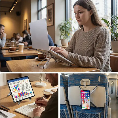 Magnetic Portable Multi-Functional Tablet, Phone, And Laptop Stand