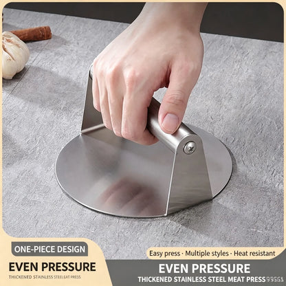 Stainless Steel Burger Press Smash Burger Press- Pro Non-Stick Burger Smasher🍔