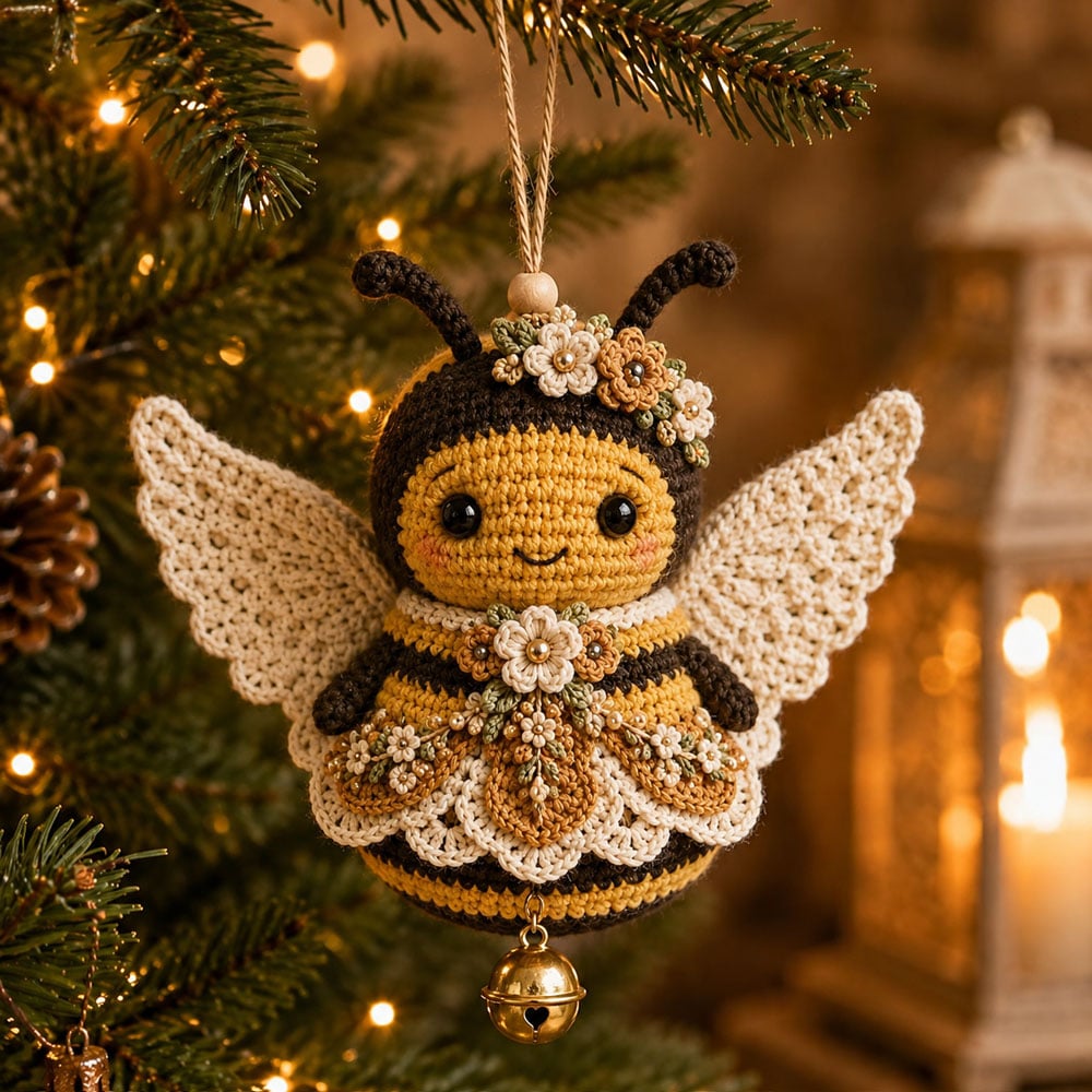 🔥 HOT SALE - 🪽 Animal Angel Crochet Ornament DIY Kit
