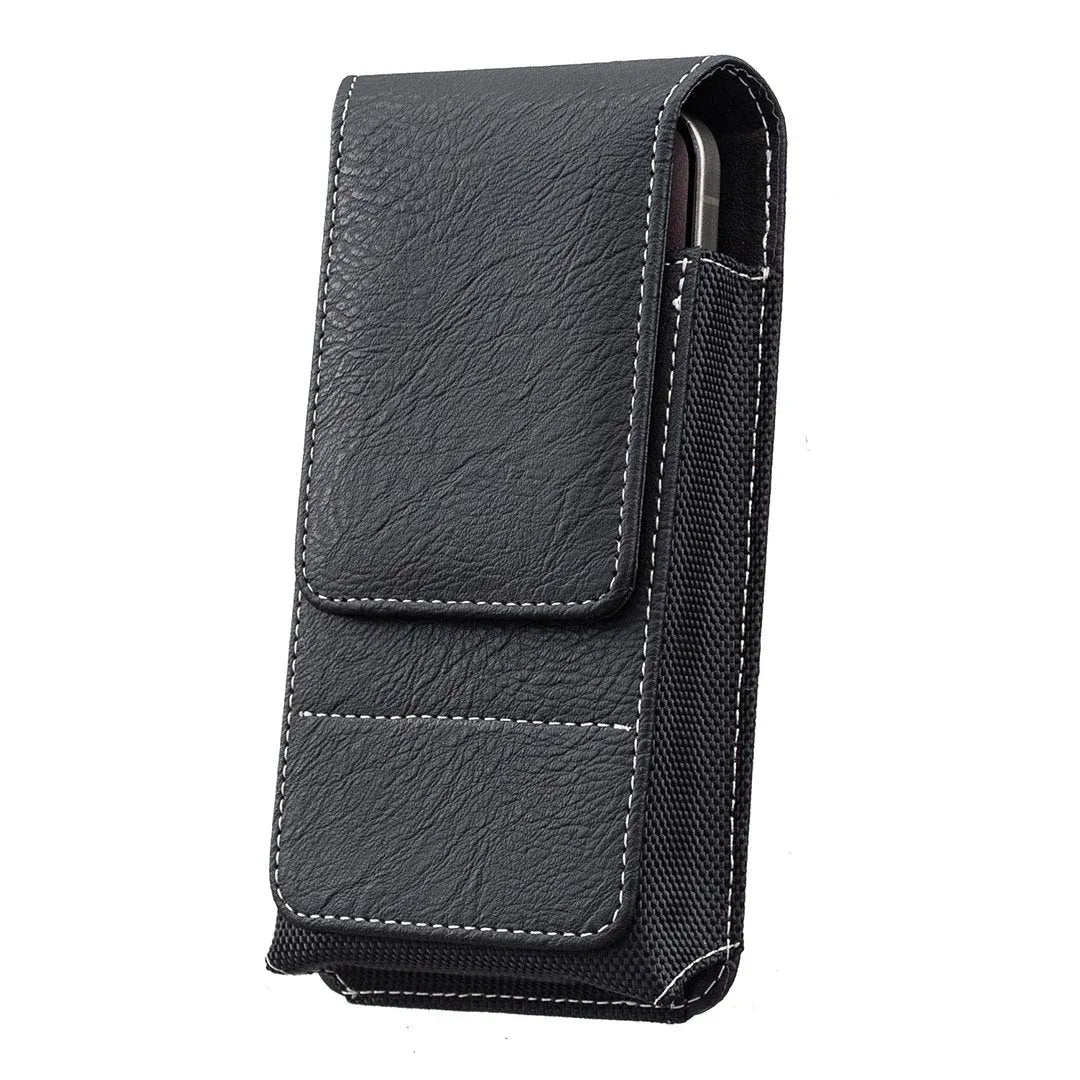 🔥Waist Belt Cell Phone Pouch 📱 Multi-Pocket Leather Holster with Card Holder