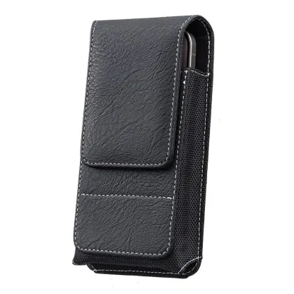 🔥Waist Belt Cell Phone Pouch 📱 Multi-Pocket Leather Holster with Card Holder