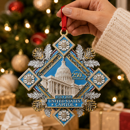 Buy More Save More✨LAST DAY 50% OFF🔥250th Anniversary Commemorative Ornament – UNITED STATESCAPITOL