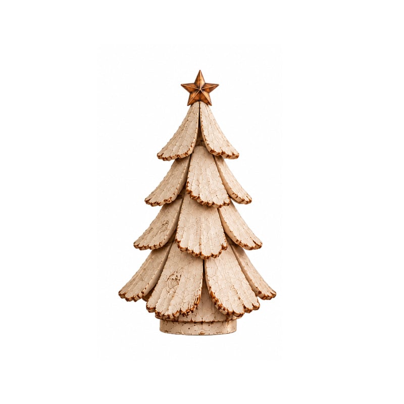 Vintage Lighted Christmas Tree Figurine