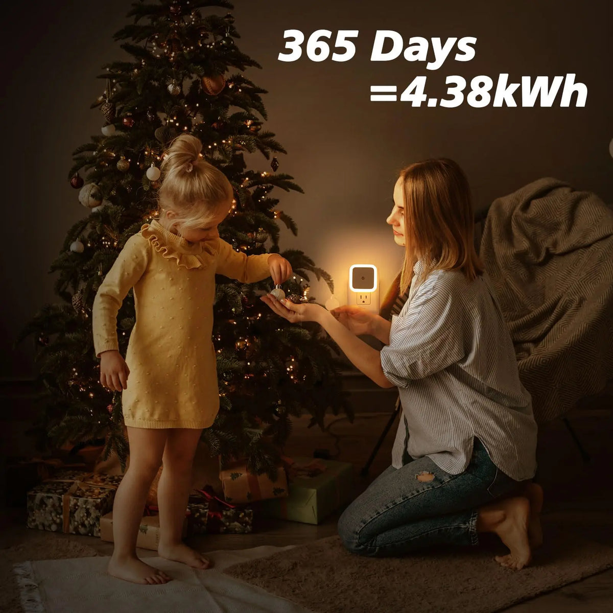 6‑Pack Compact Ultra‑Energy‑Saving Smart LED Night Lights💡