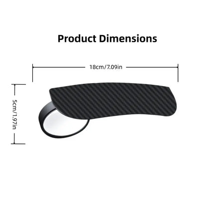 🎁2-in-1 Rearview Mirror Rain Visor with 360° Blind Spot Mirror
