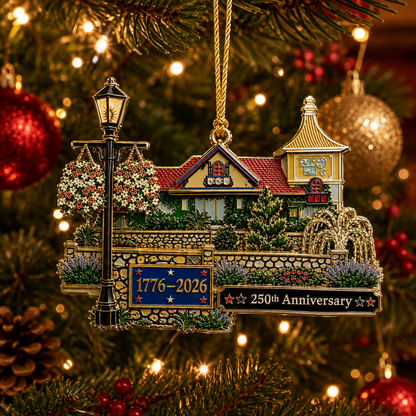 ✨250th Anniversary "Cozy Home" Christmas Ornament
